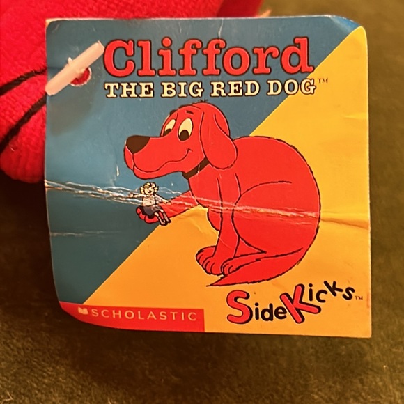 2 Clifford The Big Red Dog Scholastic Plush Stuffed Animal Dogs Finger Puppet - Picture 12 of 16